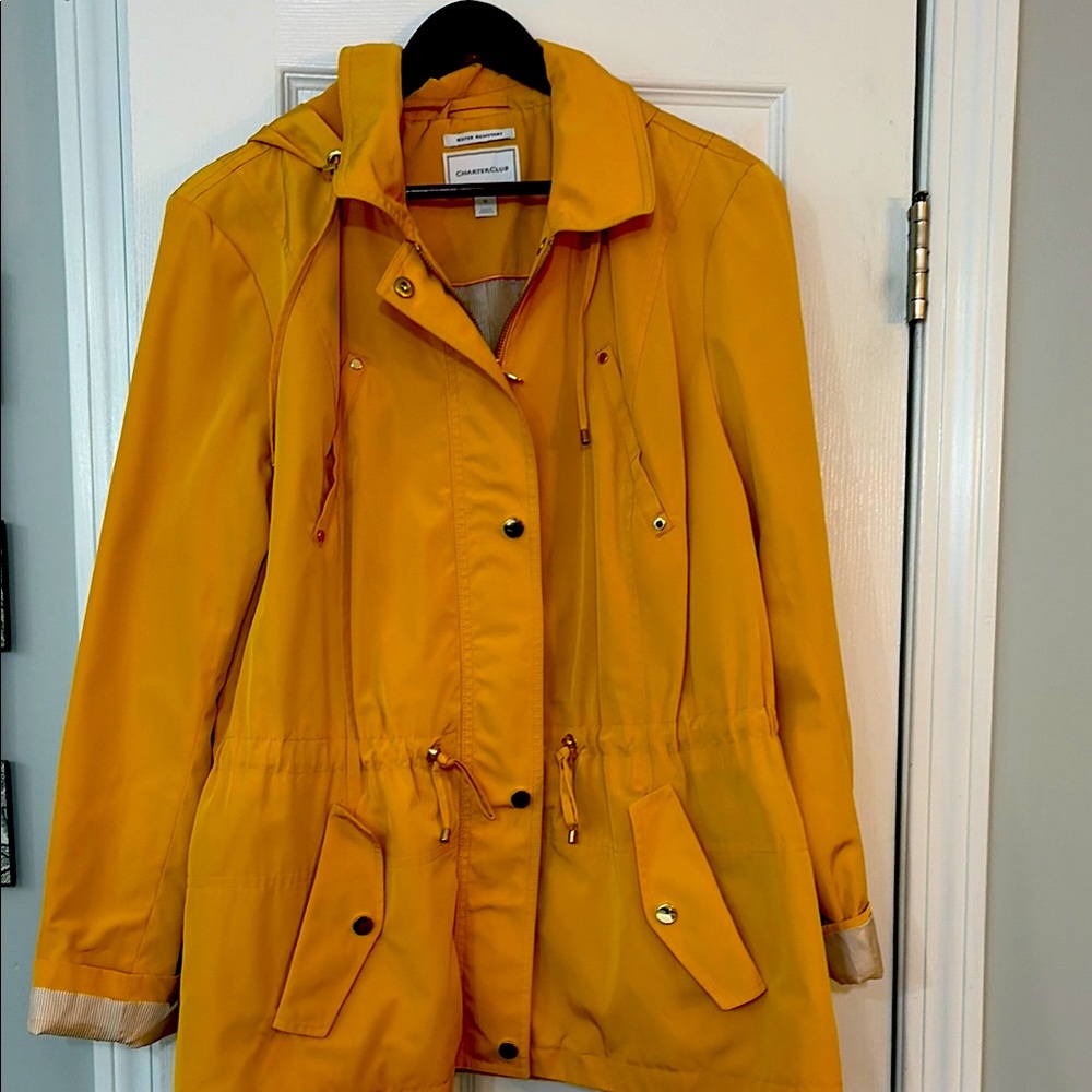 Women's Yellow Raincoat